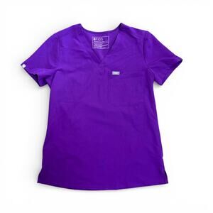 Figs Catarina One-Pocket Scrub Top™ Purple Size XS